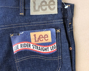 Vintage Raw Denim Jeans Größe L B 33 "