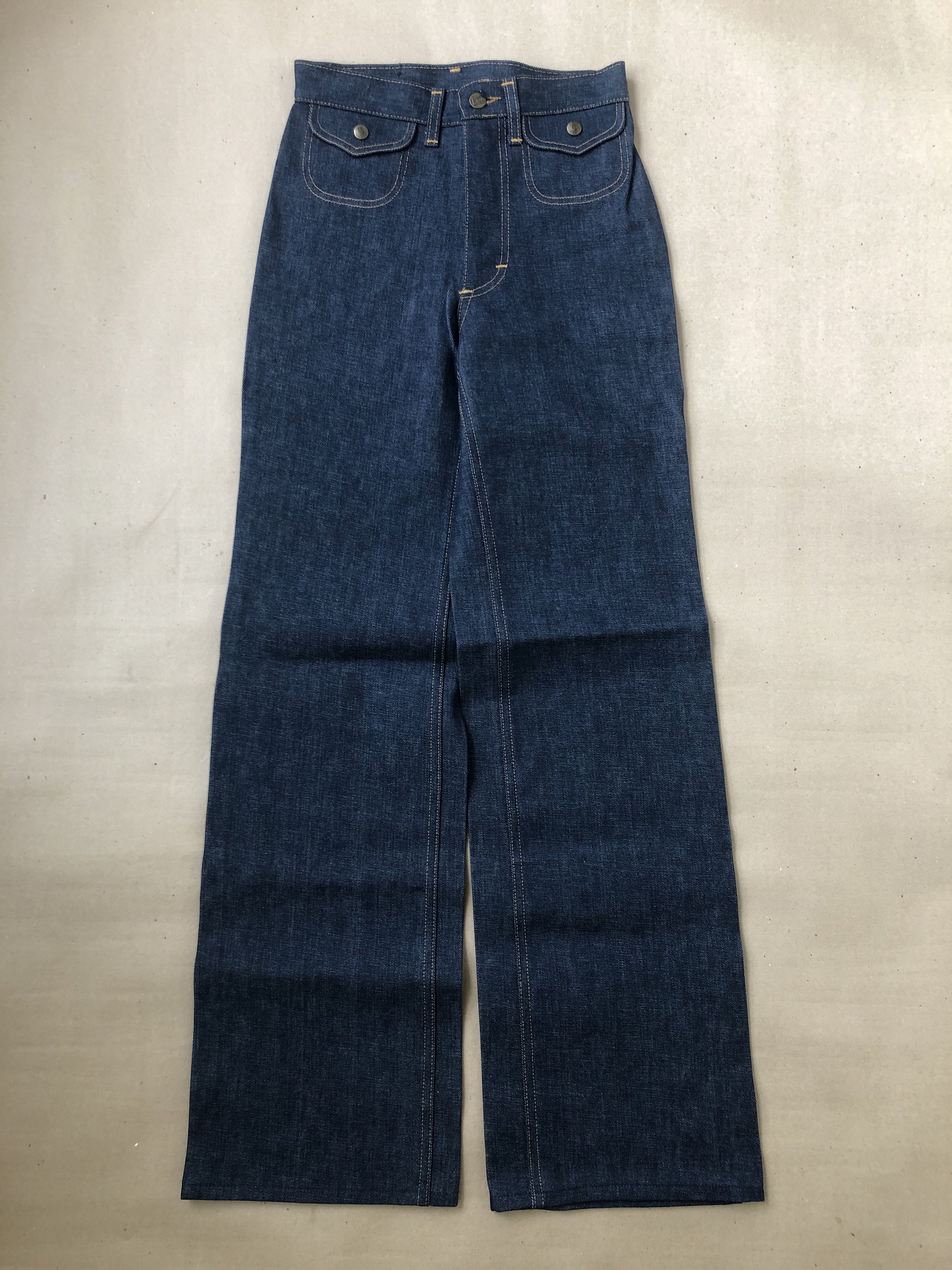 70’s Lee200Denim。Ｗ34Ｌ29 Vintage 1970's Raw Denim Boot Cut Jeans Size S (W 29
