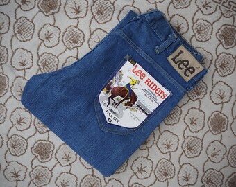 Lee Riders 33x36 Stock muerto 70s NWT Jeans Hecho en EE.UU. Denim Vintage Sin usar