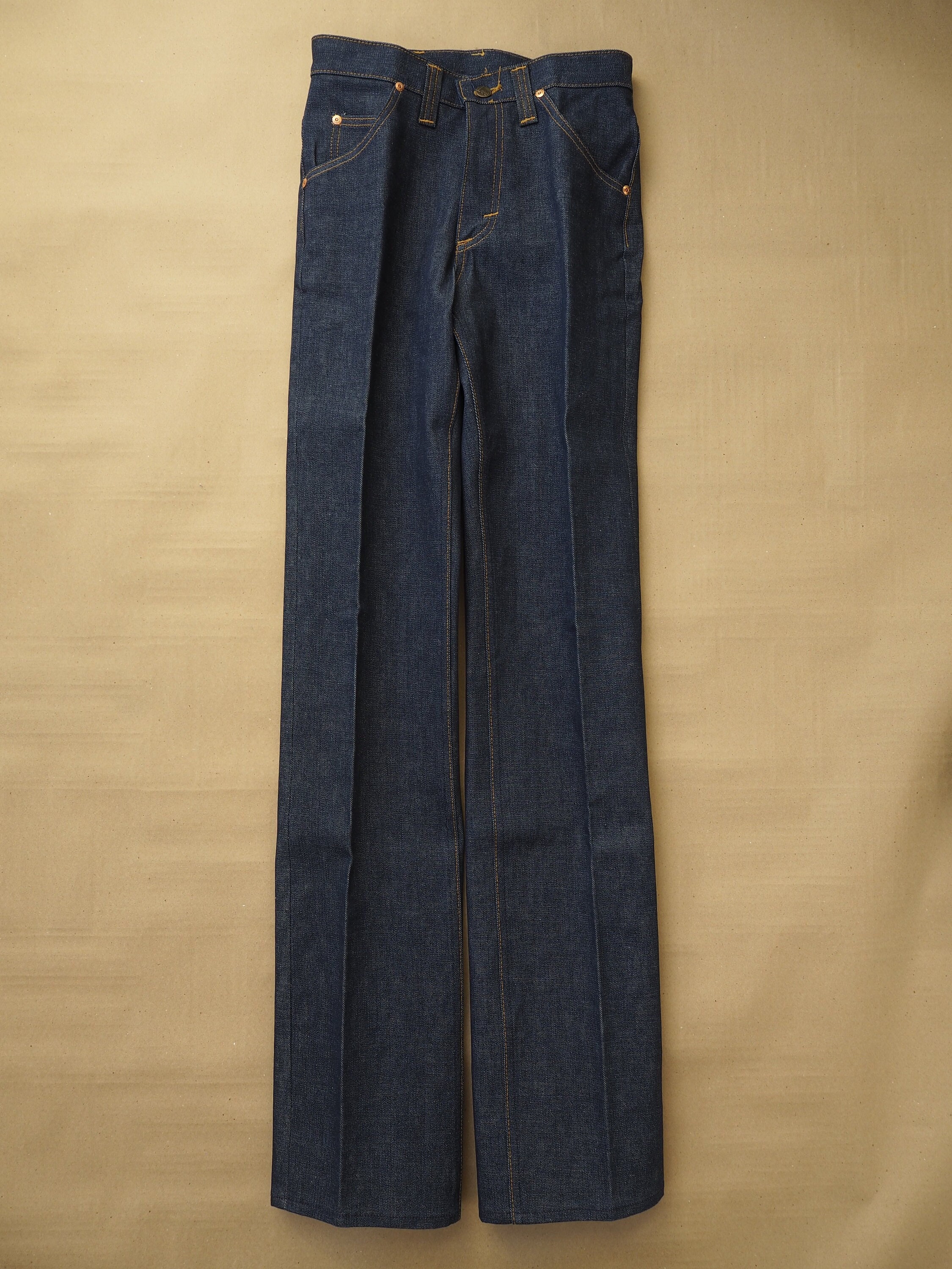6 Paires De Jeans Lee Raw Denim Vintage Années 70 - Taille 32x33, Deadstock Neuf Avec étiquettes