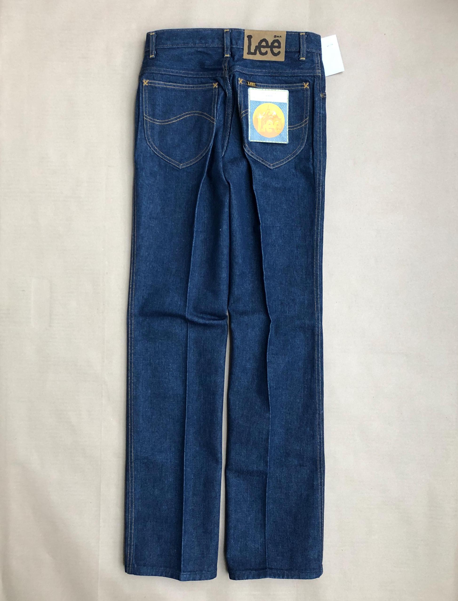 Vintage 1980's Lee Blue Jeans, Deadstock, Size S-M, W 30
