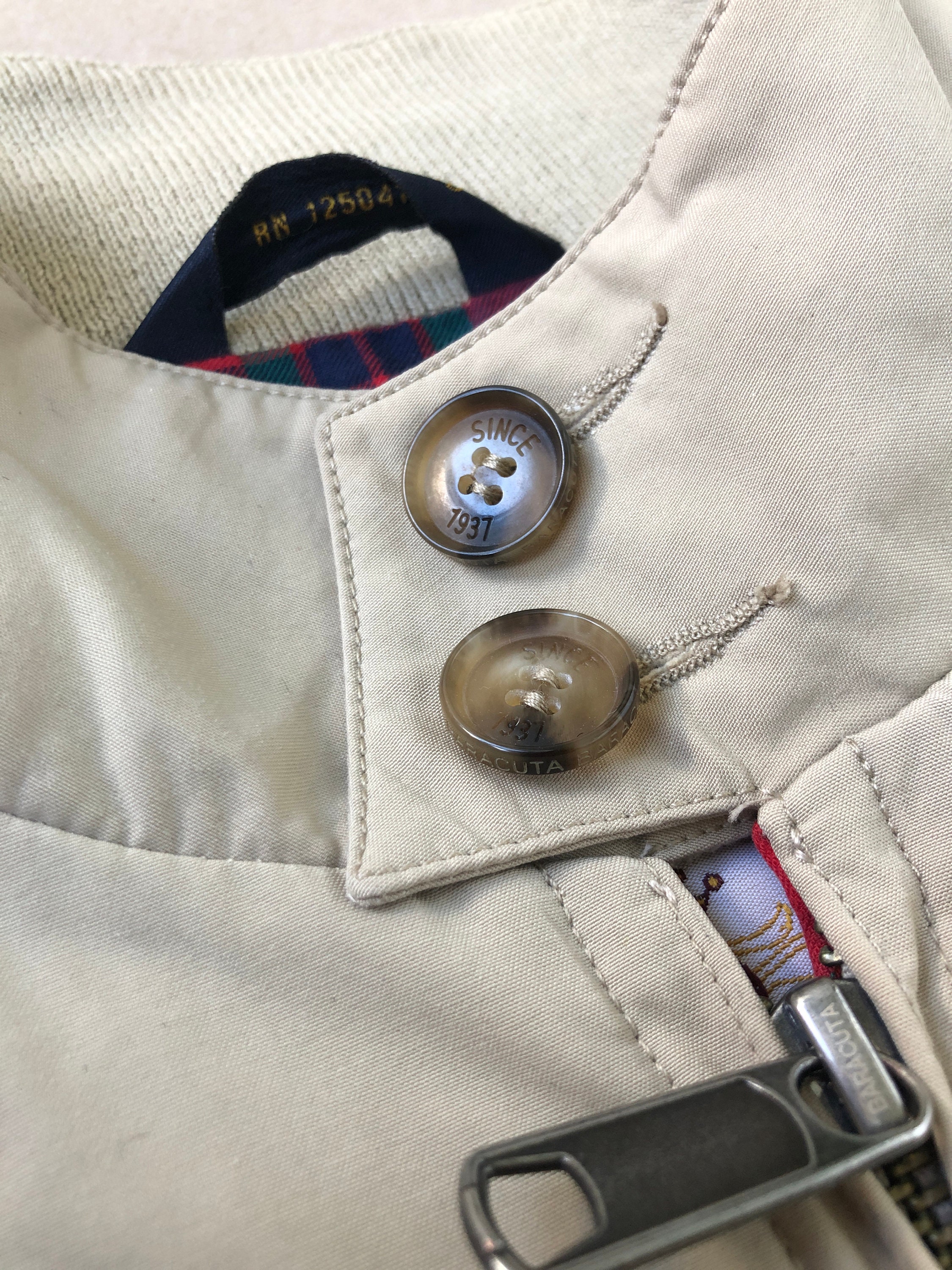 90s Baracuta Windbreaker G4 Original Harrington Size 38 US XXS 