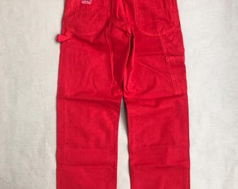 パンツ RRL / 90's USA truck tag painter pants Red Tornado Retro Indigo Wabash Trousers Railroad Stripe Miner