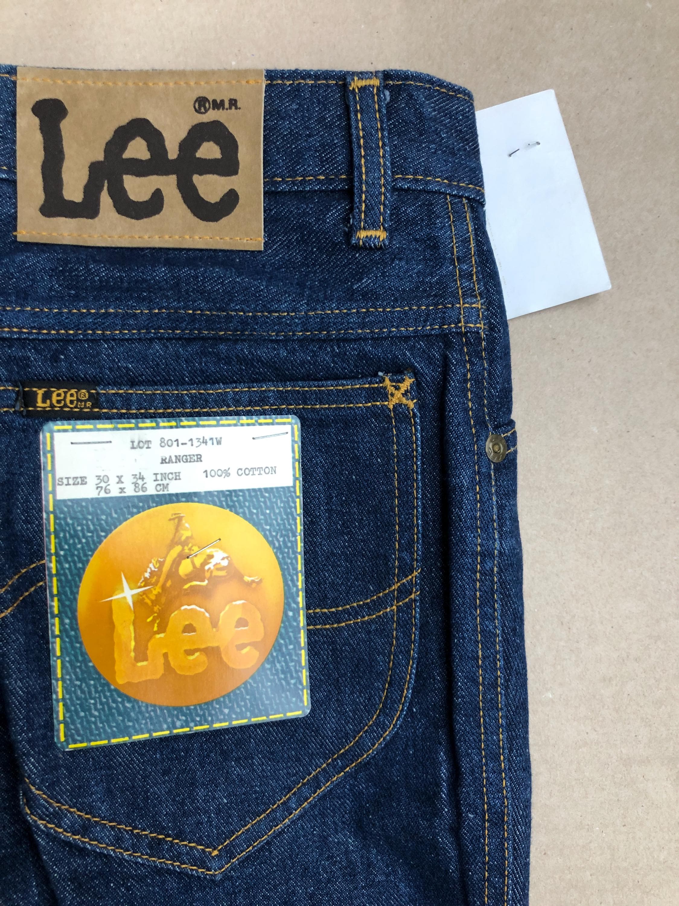Vintage 1980's Lee Blue Jeans, Deadstock, Size S-M, W 30