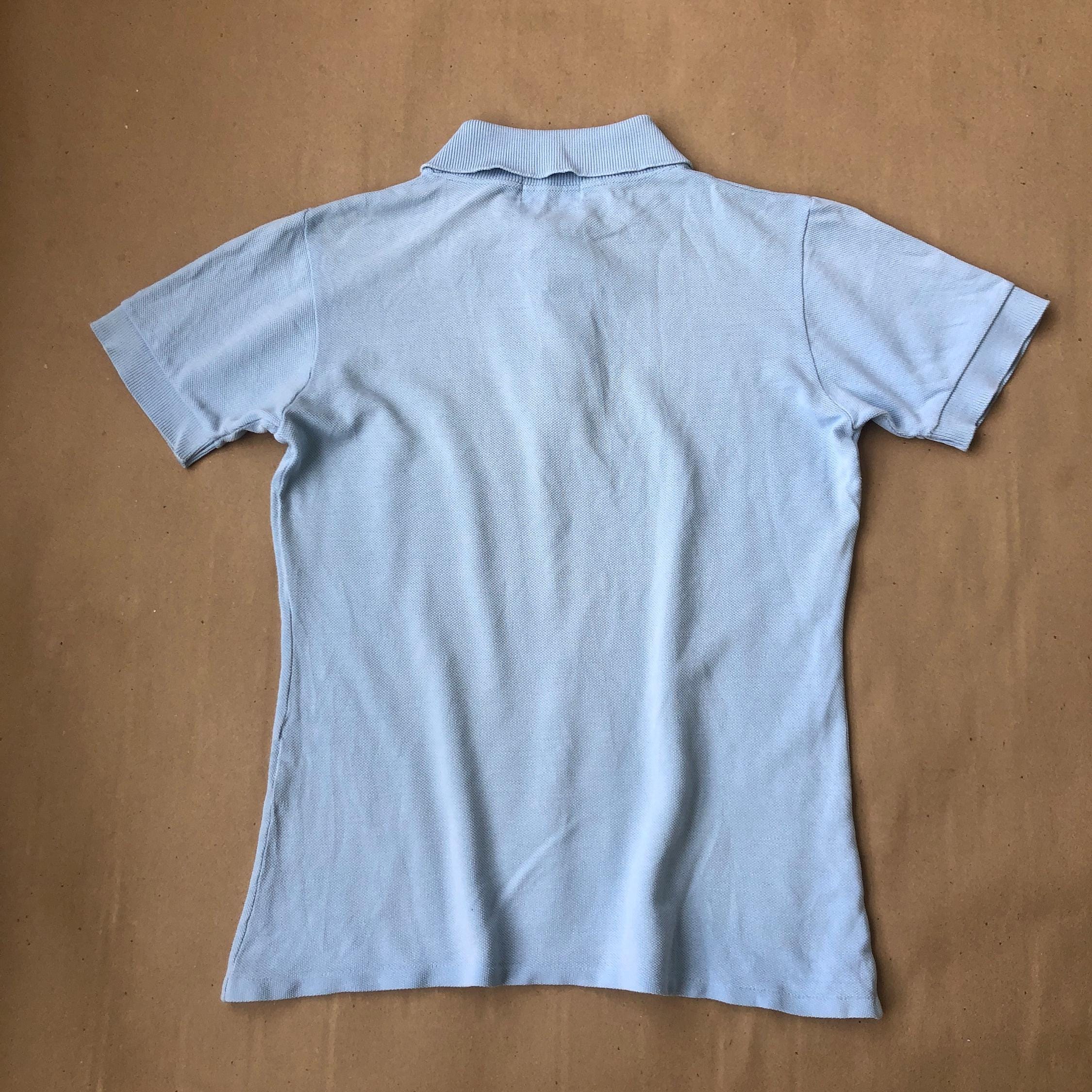 Vintage 70's Fred Perry, Size S, Sky Blue Twin Tipped Polo