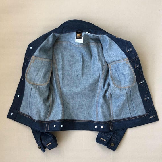 70s Deadstock Riders Denim Jacket Size S (34 R) Union Made 70s Deadstock Riders Denim Jacket Size S (34 R) Union Made
