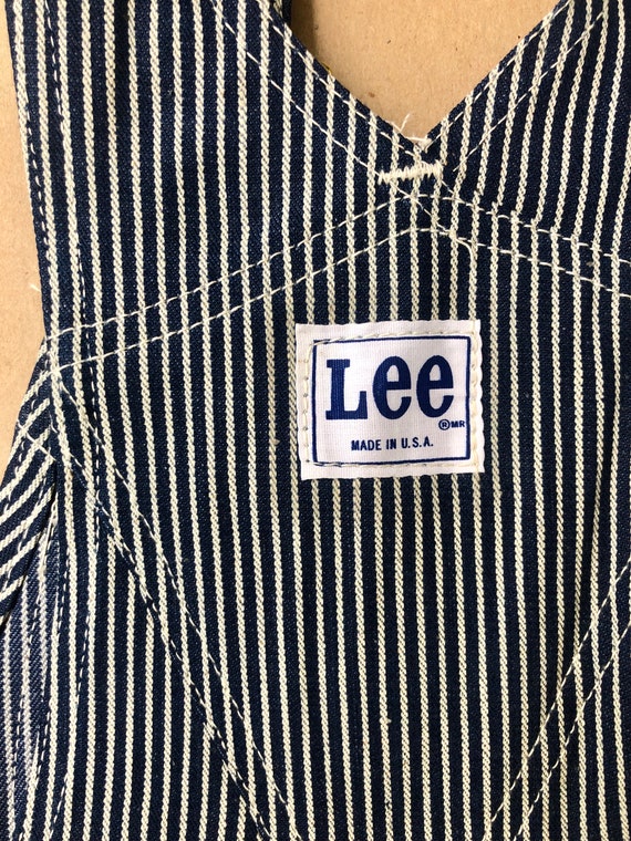 Lee Hickory Pinstripe Bib Overall Unisex Size XS W26 L34 Lee Hickory Pinstripe Bib Overall Unisex Size XS W26 L34