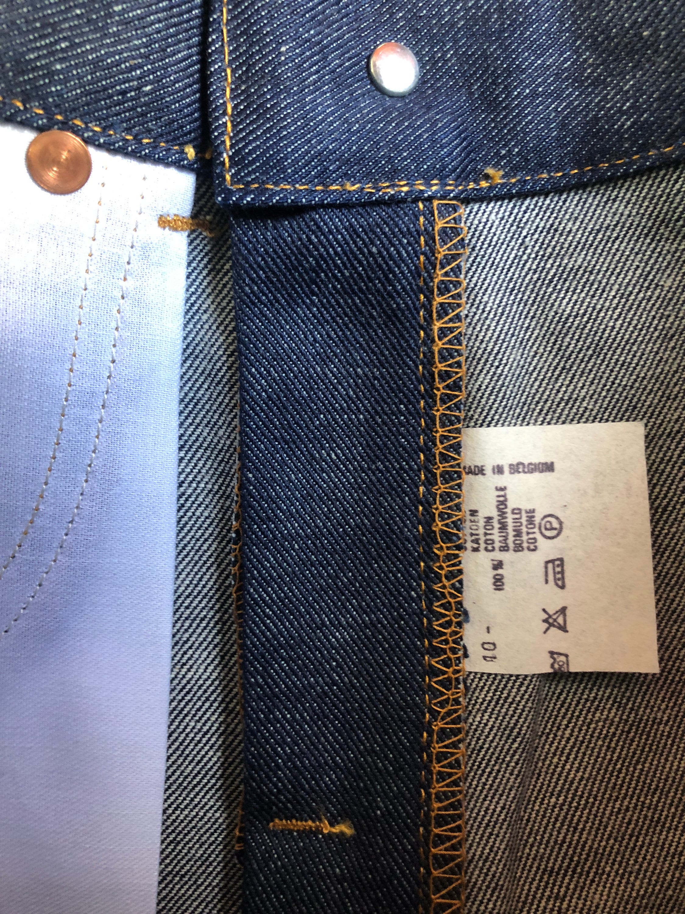 70年代 Lee Riders ヴィンテージ キッズパンツ ラベル サイズ10 デッド 