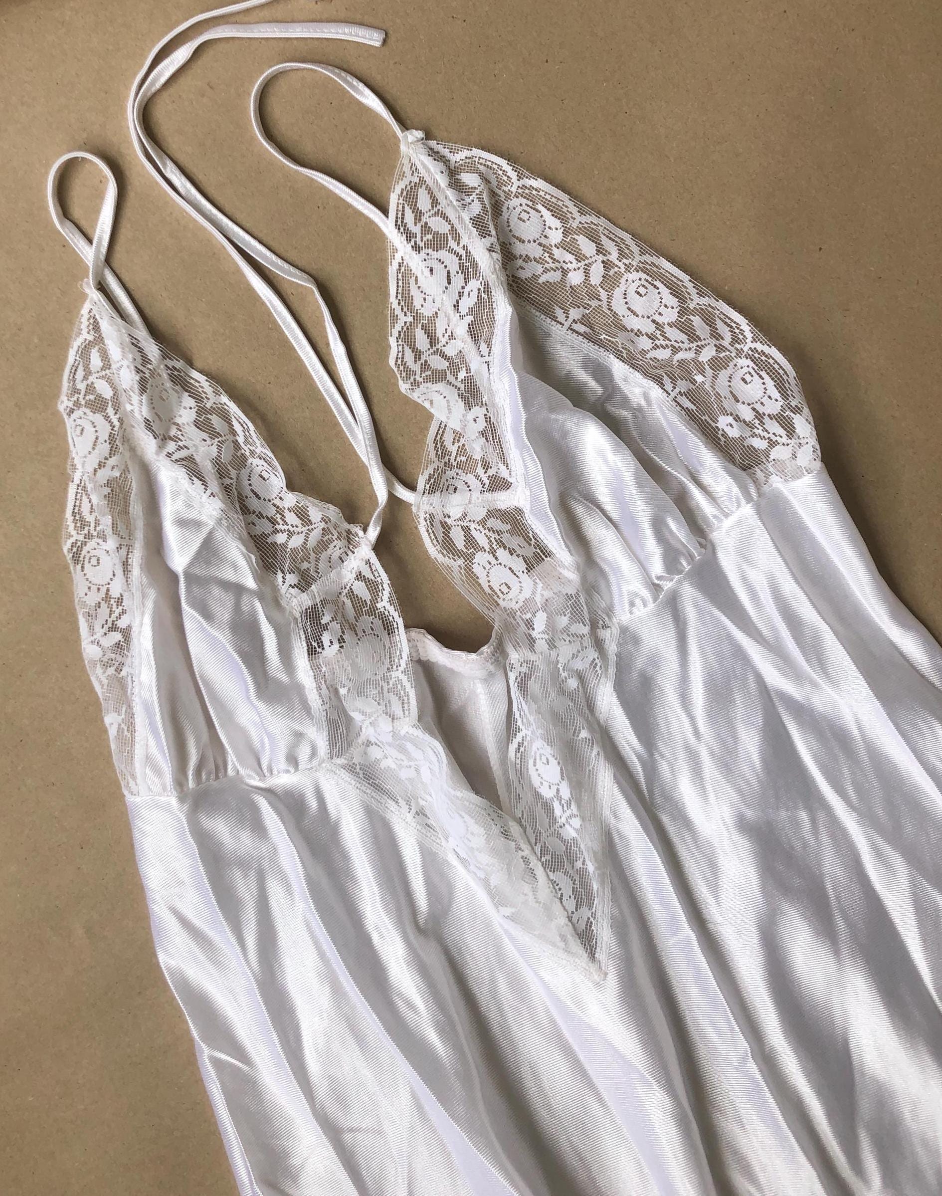 White Lace Negligee - Etsy
