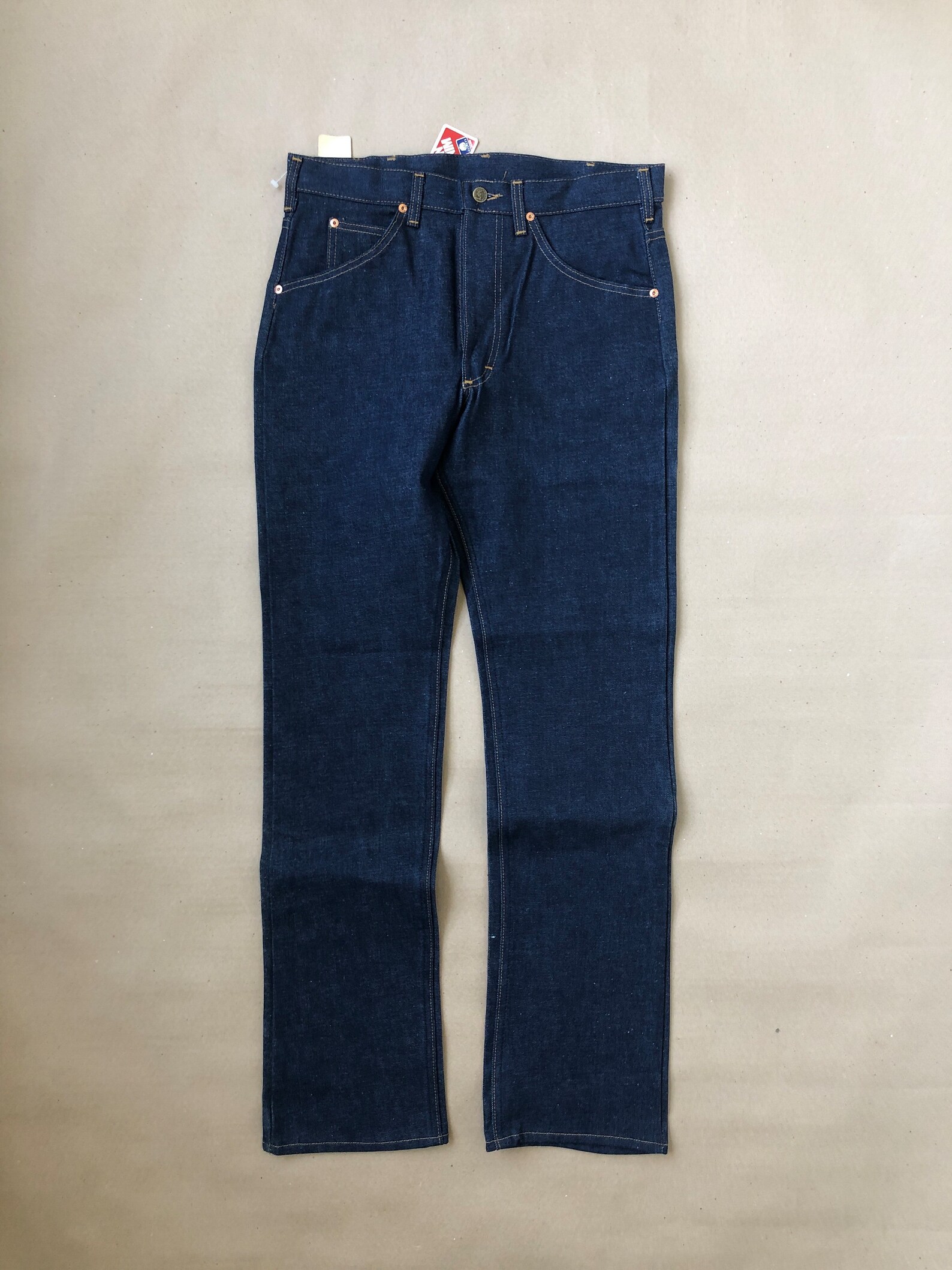 Cown Mid Riders Vintage Raw Denim Lee Riders, Size L (W 33