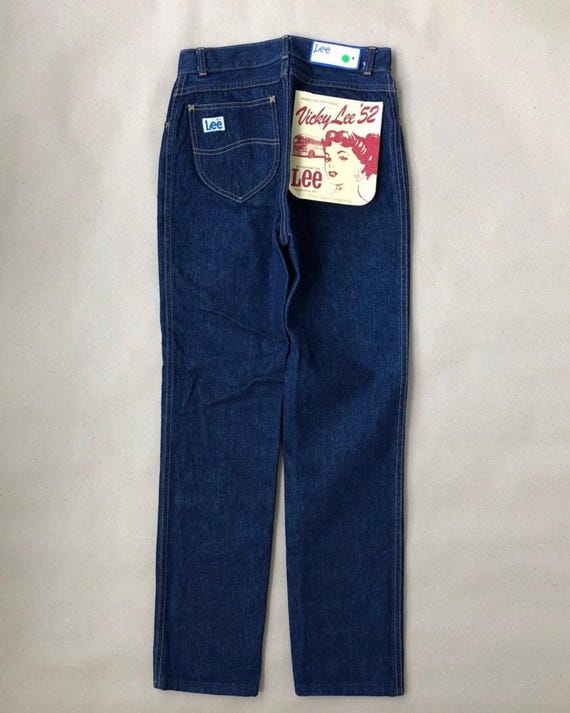 Lee Blue Jeans W 29 Size S Deadstock 80s Vintage - Etsy