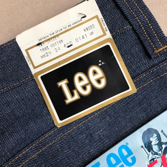 Vintage 70s Sanforized Raw Denim Jeans, Size S (W 29
