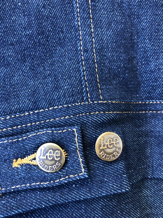 Buy Vintage 70s Lee Riders Jean Jacket Size 34 / S Deadstock Raw  