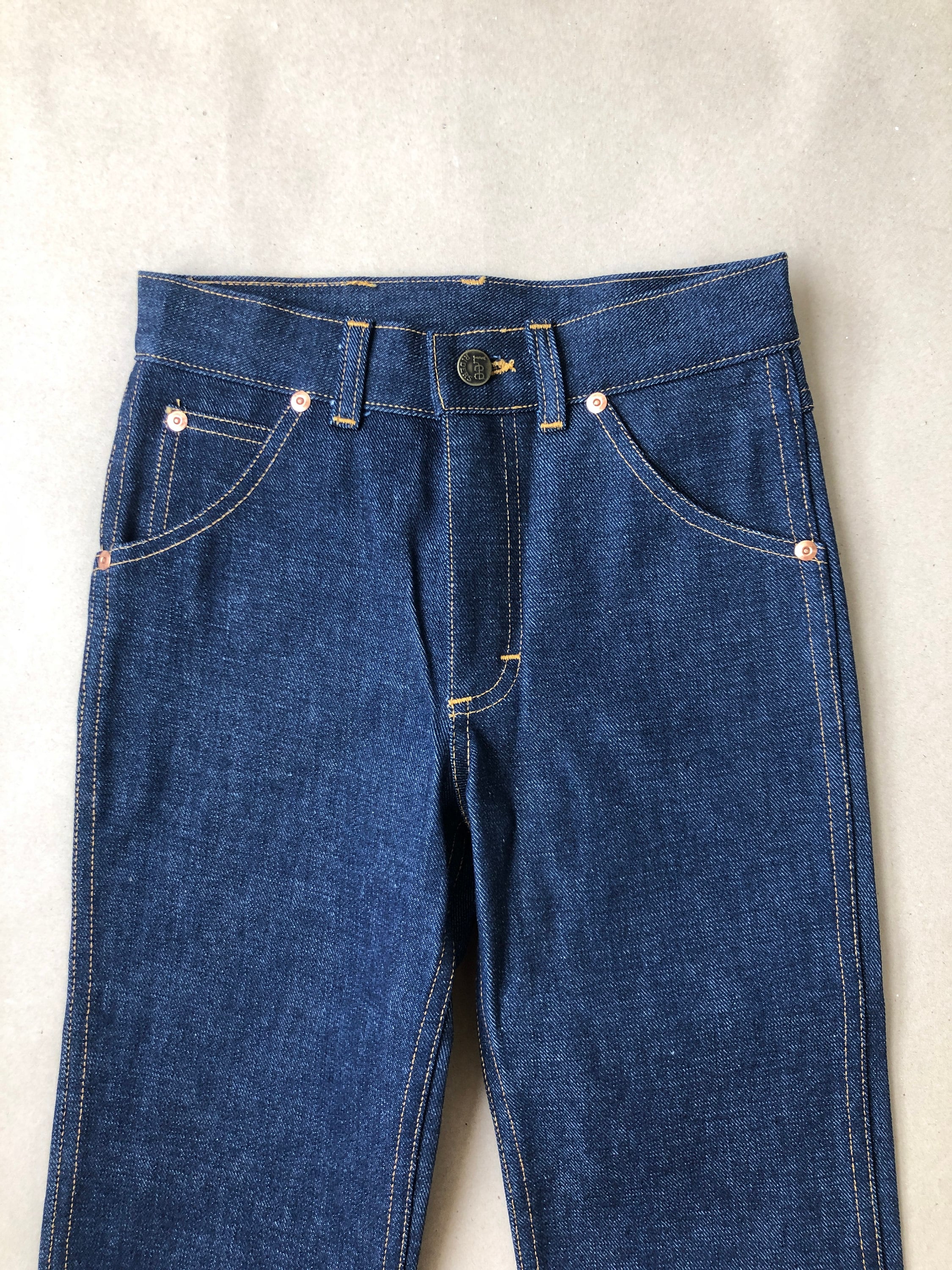 70年代 Lee Riders ヴィンテージ キッズパンツ ラベル サイズ10 デッド 
