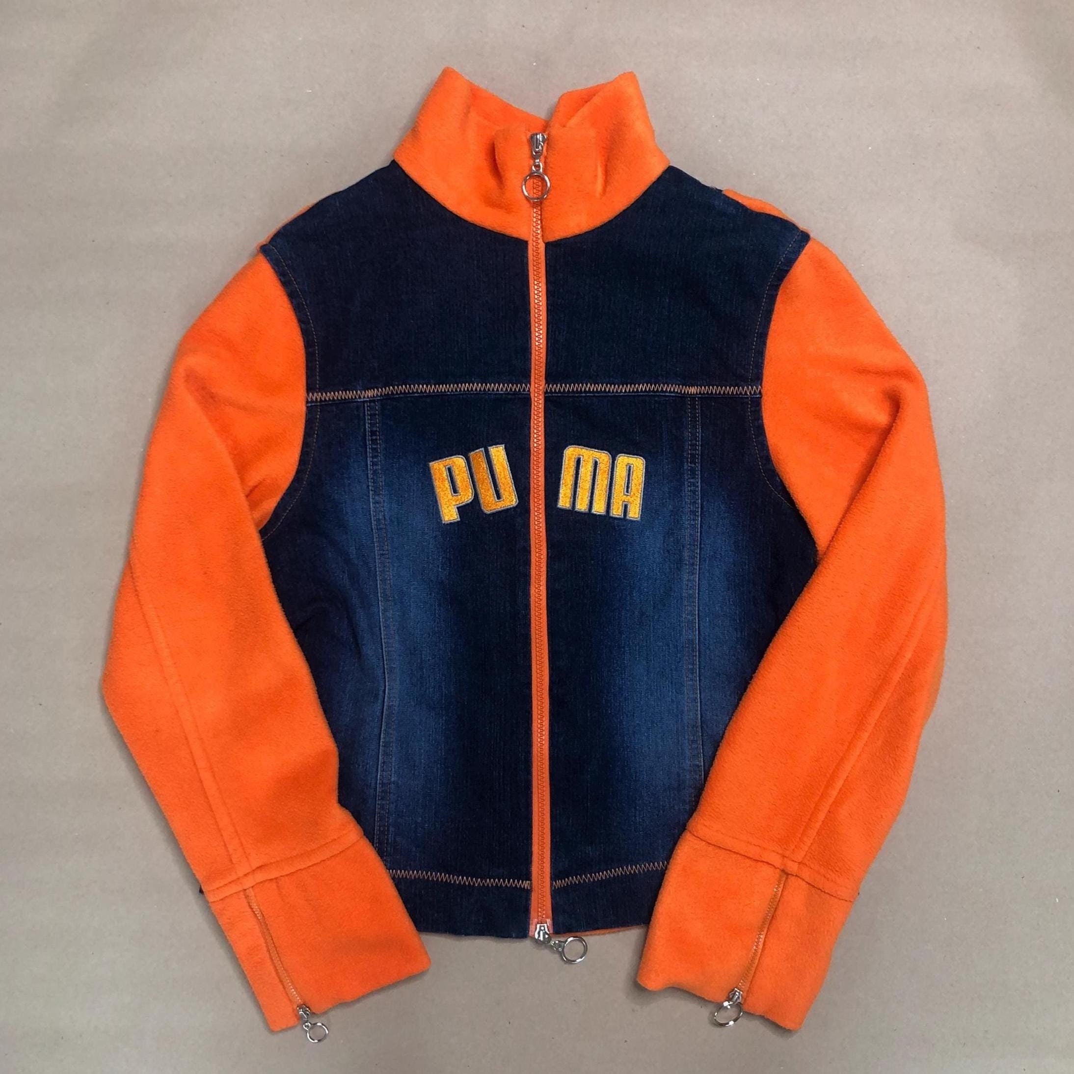 Navy and orange track jacket - Etsy 日本