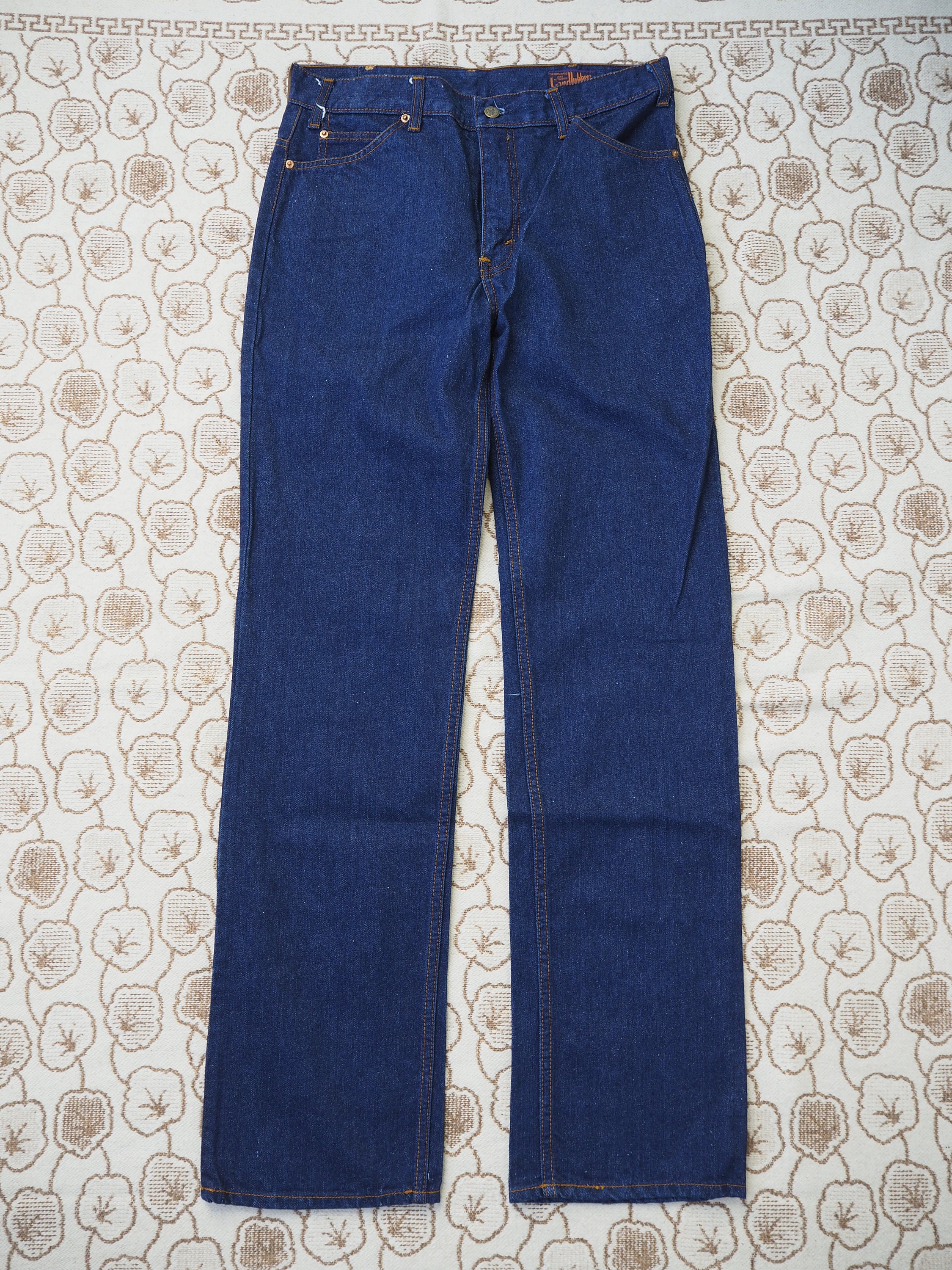 USA 古着 70S Landlubber ヴィンテージ デニムコート ロング
