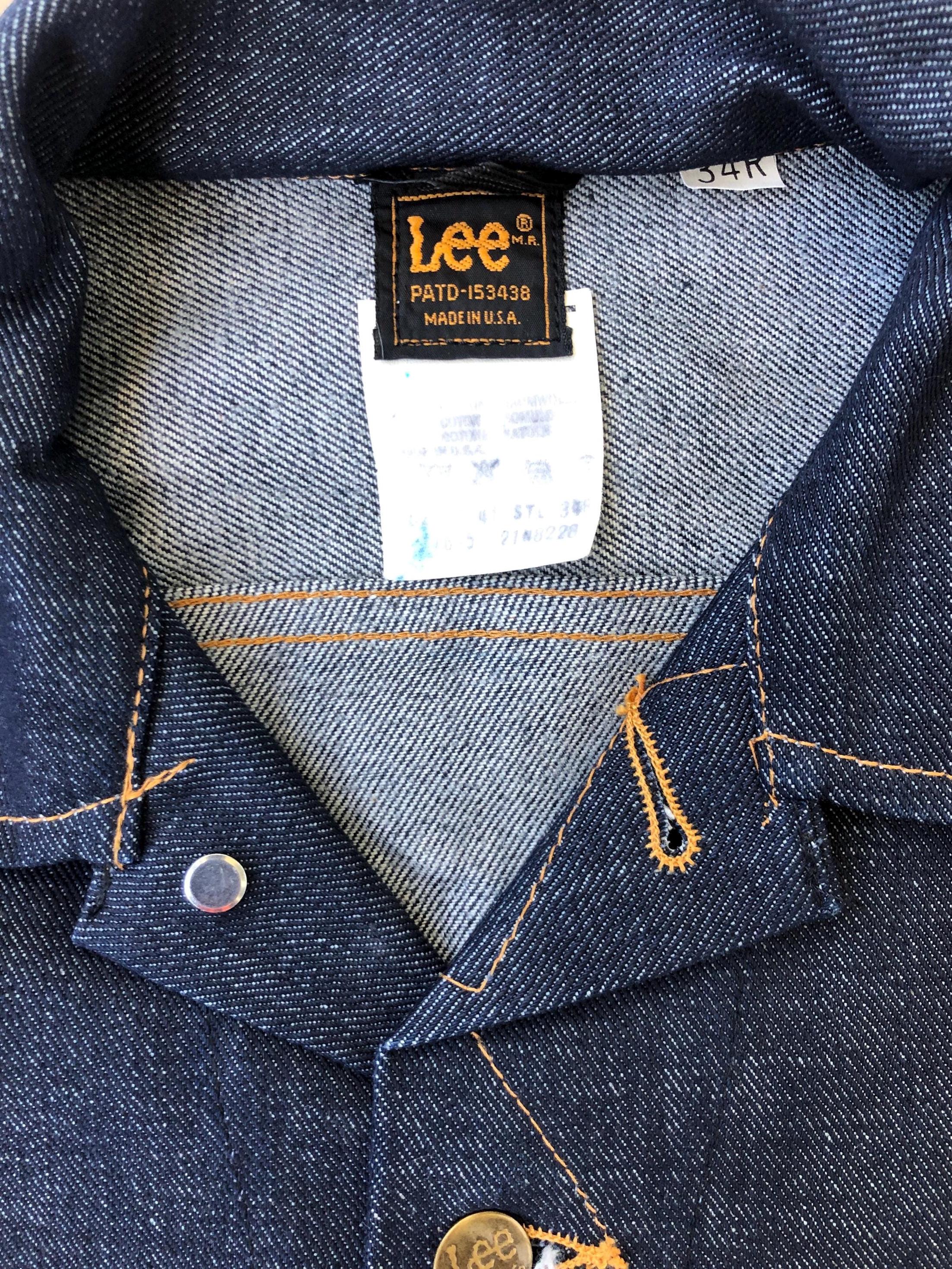 70s Deadstock Riders Denim Jacket Size S (34 R) Union Made