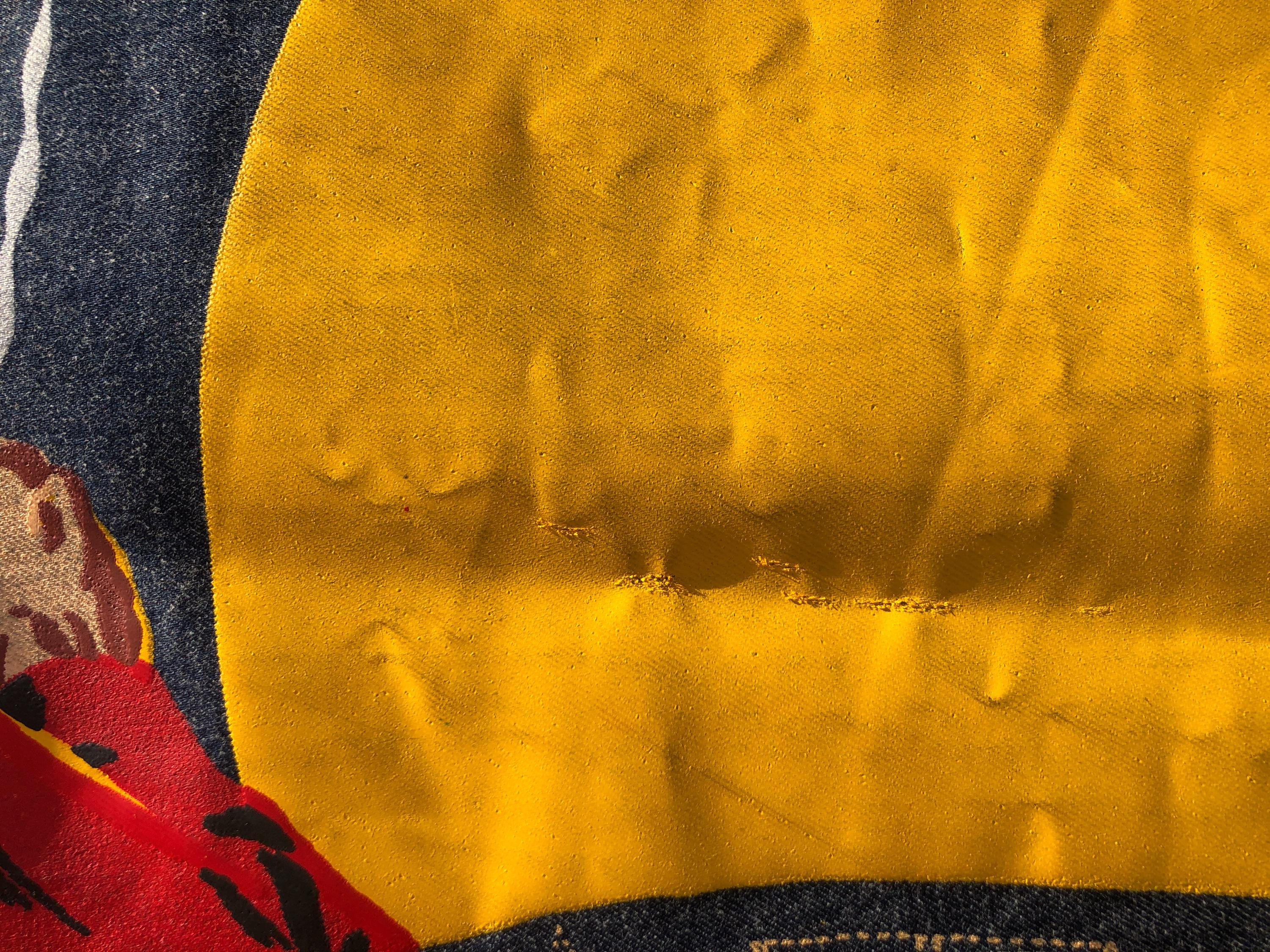 1950's RARE Levi's Commercial, Heavy Denim Silk Screen Store