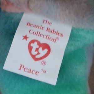 Ty Vintage-Rare Retired Beanie Baby Wise the Owl 1999 with tag Errors & PE Pellets image 6