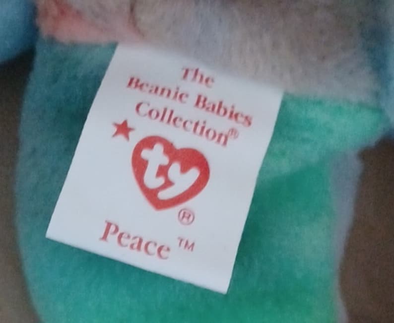 Ty Vintage-Rare Retired Beanie Baby Wise the Owl 1999 with tag Errors & PE Pellets image 6