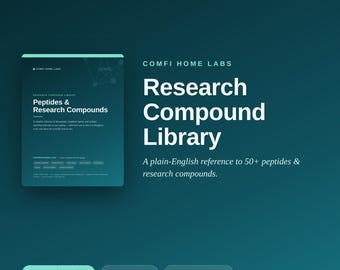 Research Compound Library eBook | 50+ Peptides Reference Guide (PDF + EPUB)