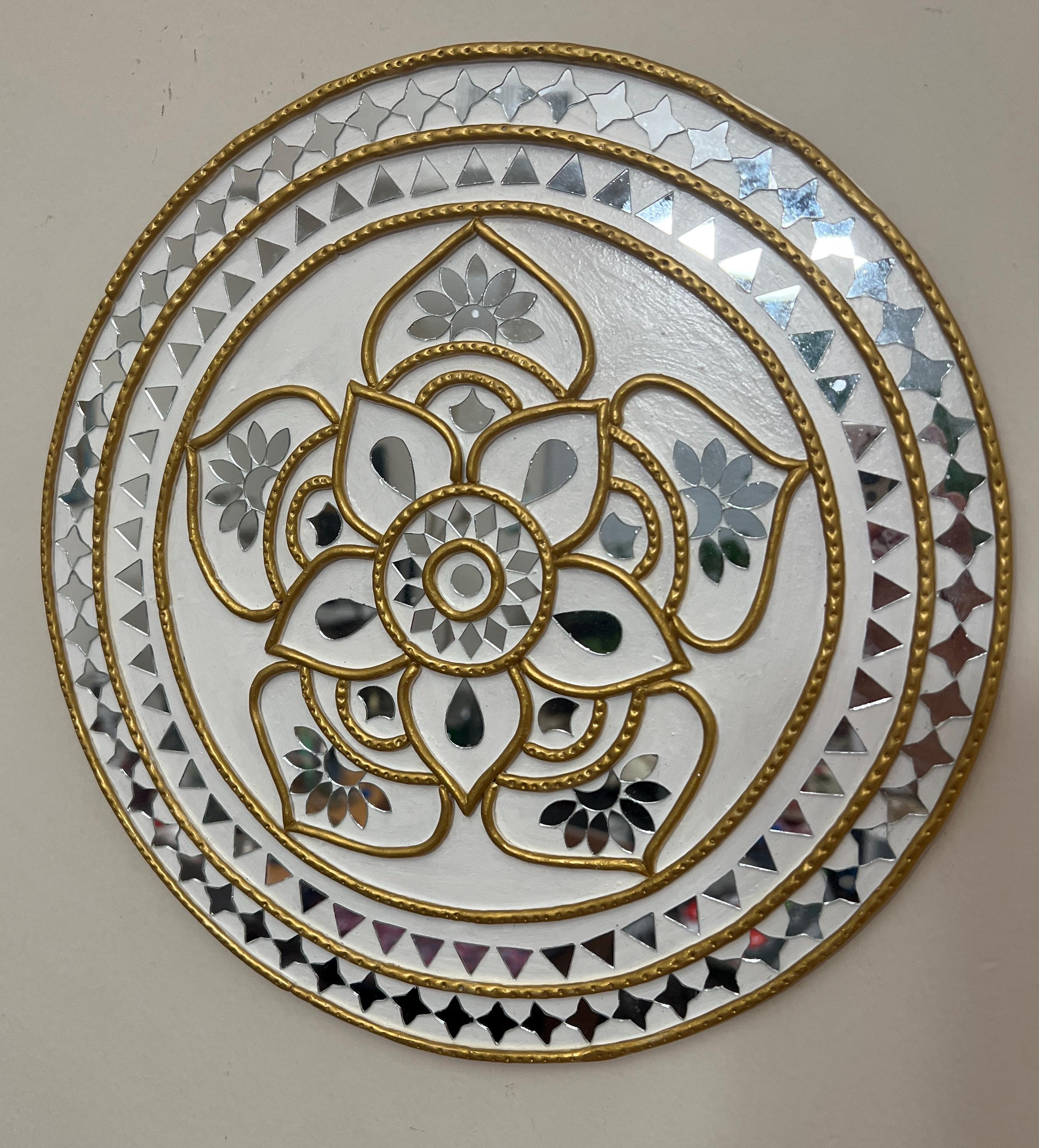 Lippan Art Wall Decor/ Home Decor / Clay & Mirror Art