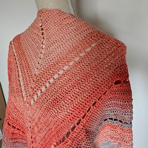 Tunic/triangular scarf peach dream image 7