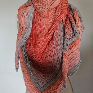 Tunic/triangular scarf peach dream image 6