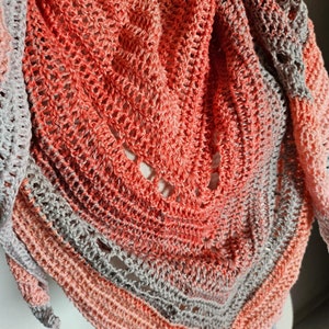 Tunic/triangular scarf peach dream image 4