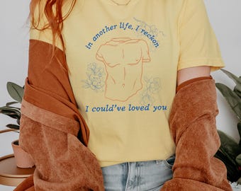 In einem anderen Leben Komfort Farben Tee, Christian Haites, Daisy Haites, Julius und Magnolia, Magnolia Parks, Book Lover, Bookish Shirt, Booktok