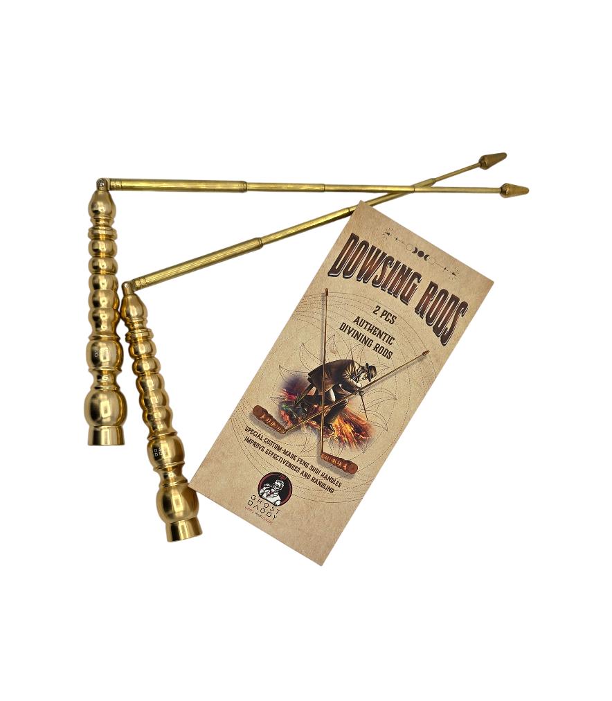 Genuine Copper Dowsing Rod Set - Tool for Ghost Hunting and Paranormal Investigations | Halloween Gadget | Gothic Home Decor | Spooky Tools