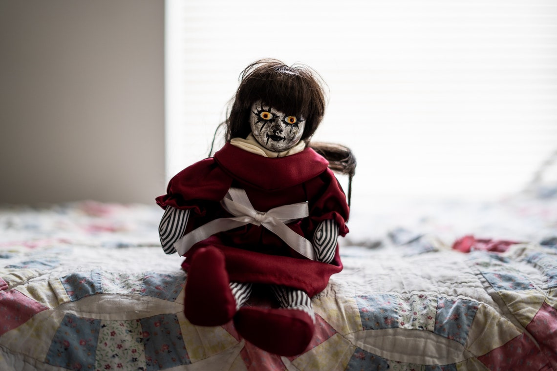 Lily Host a Ghost Doll | 13" Scary Haunted Doll for Halloween Decor ...