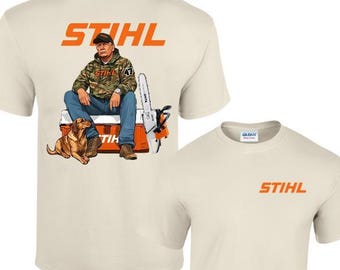 Stihl Ver 2 Trump Cameo 2 sided T-shirt, Cotton Unisex Sweatshirt, Trending Hoodie for Men and Women, Soft Cotton Crewneck