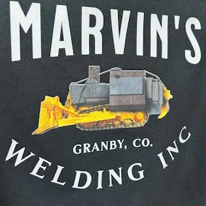 Marvin&#39;s Welding 2 Sided T-shirt, Antigovernment Sweatshirt Gift,  Legendary Marvin Heemeyer Tribute Bulldozer Hoodie