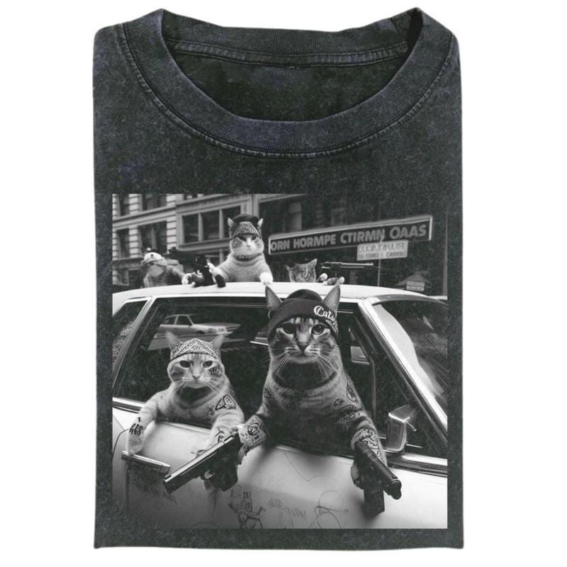 Cool Cat Shirt - Etsy