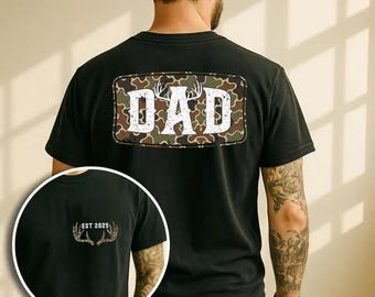 Camo Dad Sweatshirt, Stylish Pocket T-shirt for Casual Wear, Thoughtful Hoodie for Father's Day or Birthday