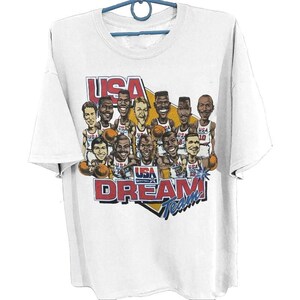 希少　USA DREAM Team フィギュア3体とTシャツセット ブティック商品 希少 USA DREAM Team フィギュア3体とTシャツセット