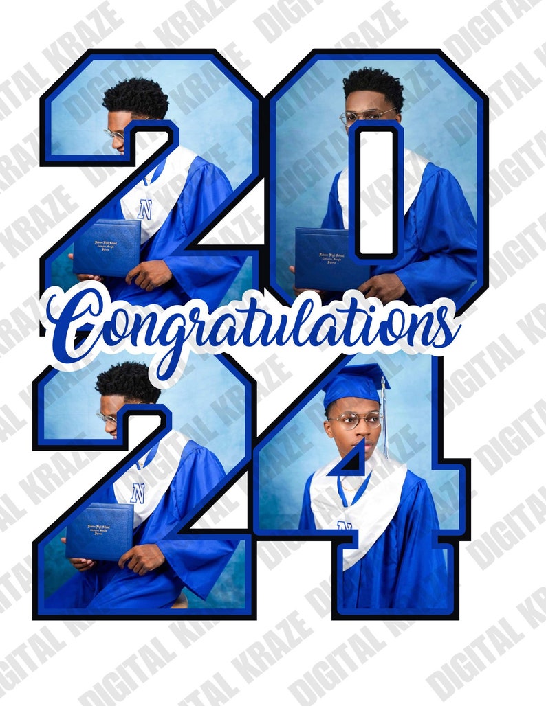 Editable 2024 Grad Design CANVA 2024 Graduation Grad Fan Etsy