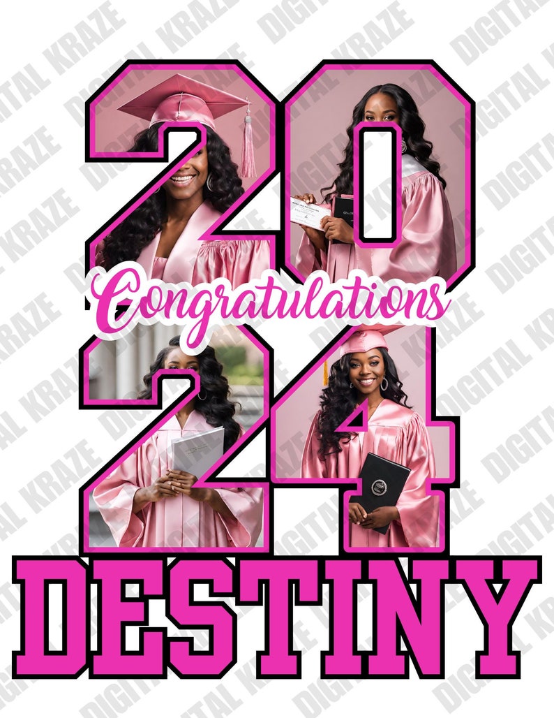 Editable 2024 Grad Design CANVA 2024 Graduation Grad Fan Etsy