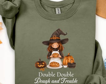 Cozy Witch Sourdough Sweatshirt: Halloween Baker Crewneck
