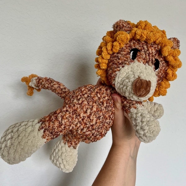 Pawsome Crochet Lion: Majestic King of the Jungle!