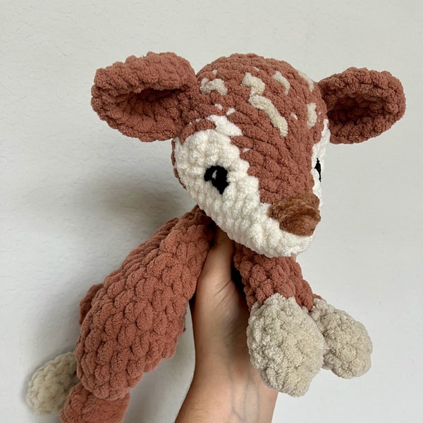 Crochet Deer Snuggler: A Cuddle Buddy for Your Little One!
