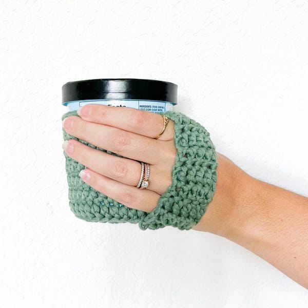 Patrón de crochet para asa de helado: compatible con Ninja Creami (descarga en PDF)