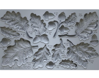 Oak Leaves & Acorns IOD Mould