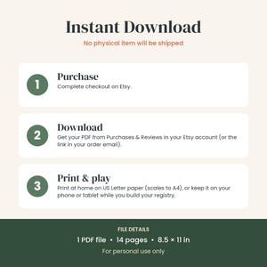 Baby Registry Checklist Printable, Low Tox Must Haves vs Nice to Have, Newborn Essentials List, Hospital Bag Checklist PDF image 7