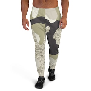 Men&#39;s Camo Print Joggers - Slim Fit Camouflage Joggers for Men