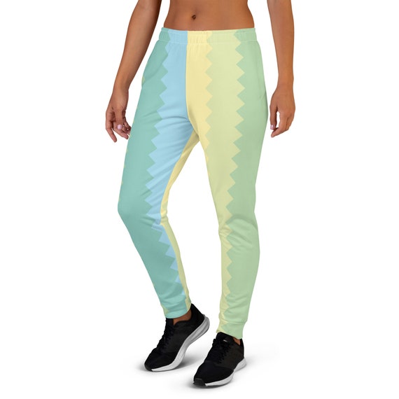 Women s Multicolor Striped Joggers Slim Fit Colorful Joggers for Women Etsy UK