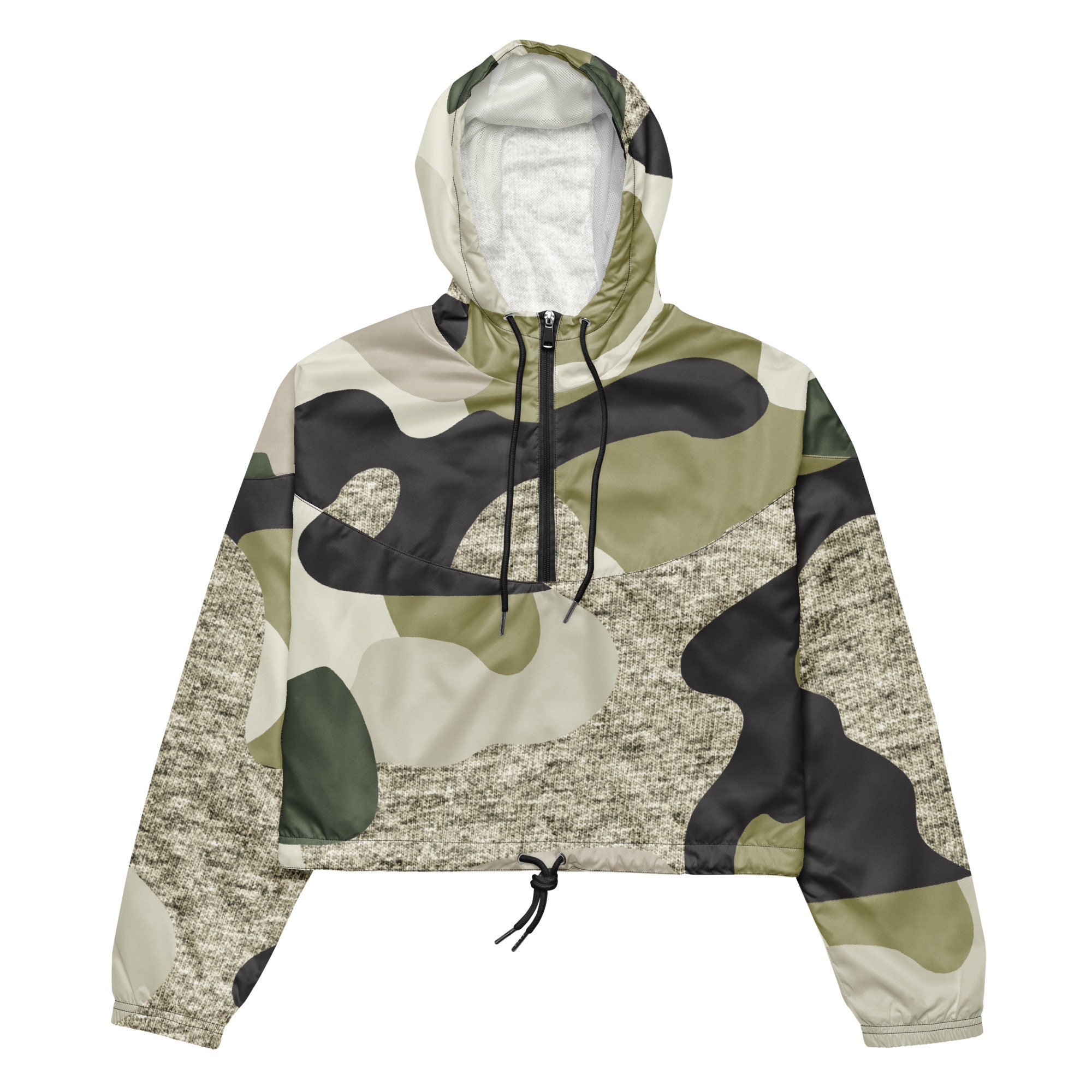 Cropped camo windbreaker deals
