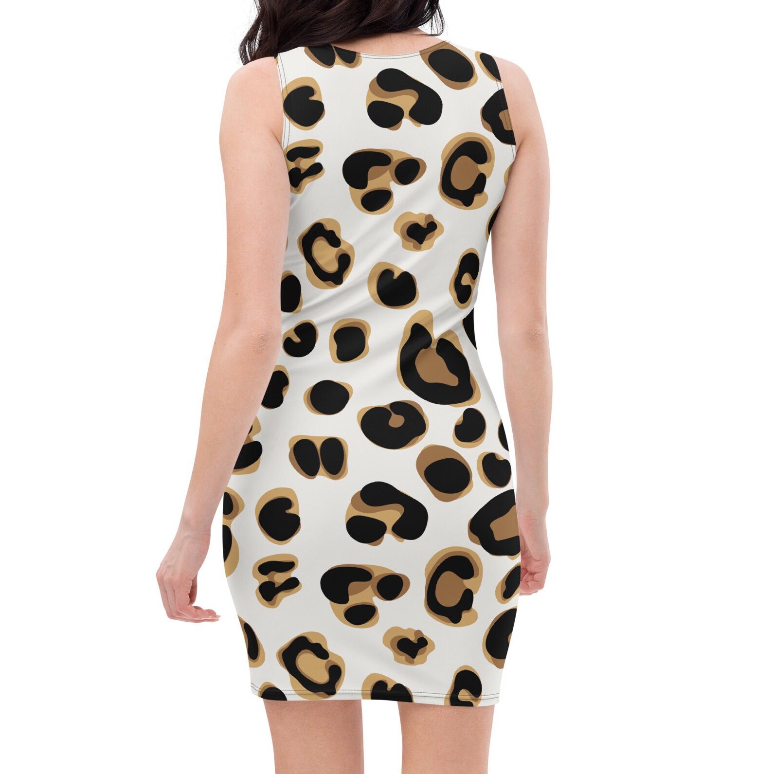 leopard stretchy bodycon dress Leopard Print Bodycon Dress