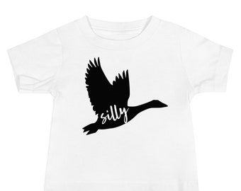 Silly Goose Baby Short Sleeve Shirt - Silly Goose T-Shirt for Babies and Toddlers